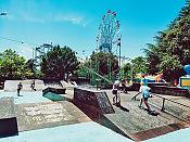 Парк культуры и отдыха, скейт парк. Июнь 2022