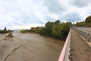 Река Аше после наводнения. Наводнение, октябрь, 2018