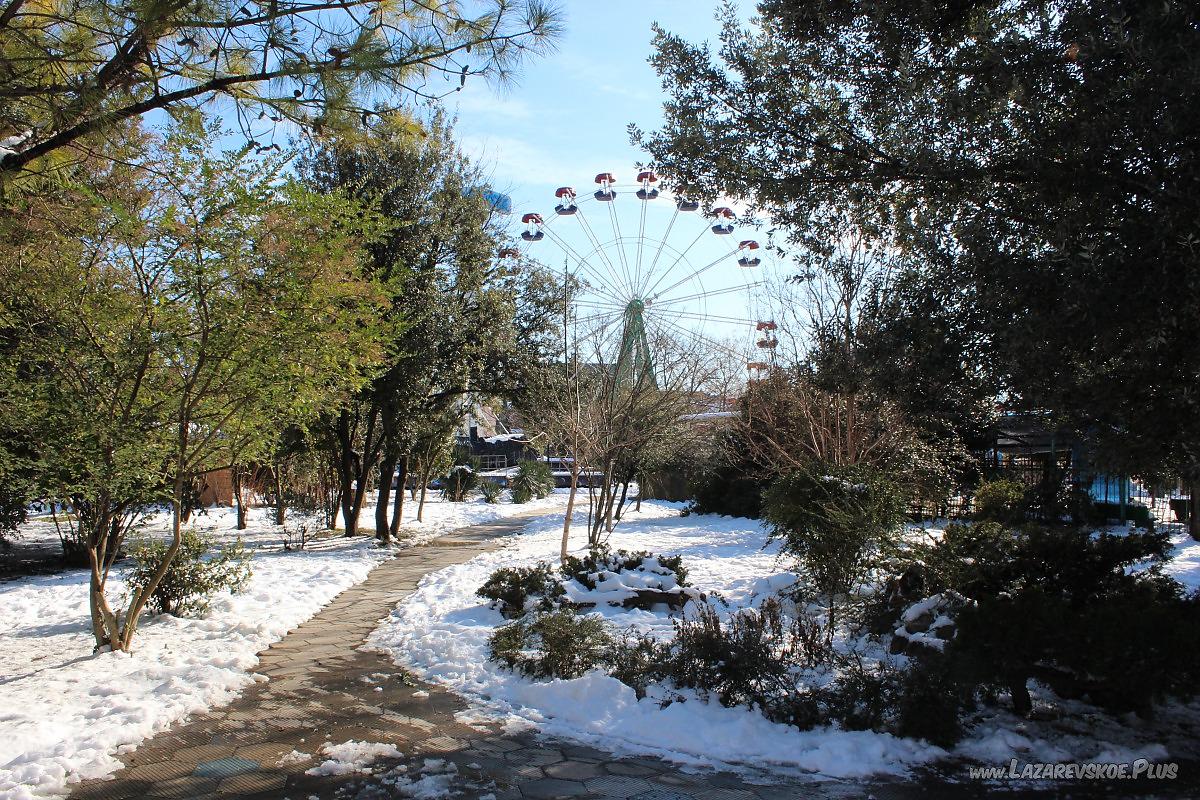 Лазаревский парк. Зима 2012