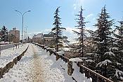 На улице Партизанской. Лазаревское, зима 2012 год
