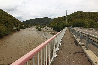 Река Аше после наводнения. Наводнение, октябрь, 2018