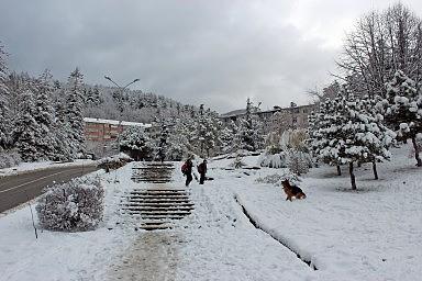 Улица Партизанская. Лазаревское, зима 2012 года