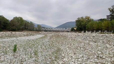 Пересохшая река Псезуапсе. Октябрь 2020