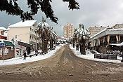 Перекрёсток улиц Партизанской и Павлова. Лазаревское, зима 2012 года