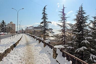 На улице Партизанской. Лазаревское, зима 2012 год