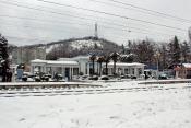 Железнодорожный вокзал. Лазаревское, зима 2012