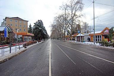 Улица Лазарева. Лазаревское, зима 2015 года