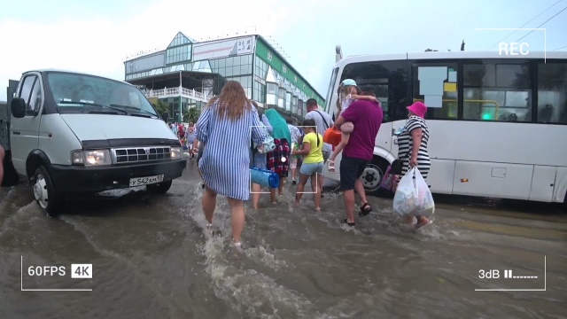 Потоп, ураган. Лазаревское