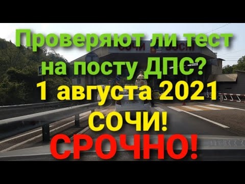 Въезд в Сочи 1 августа! Прививка или тест нужны?