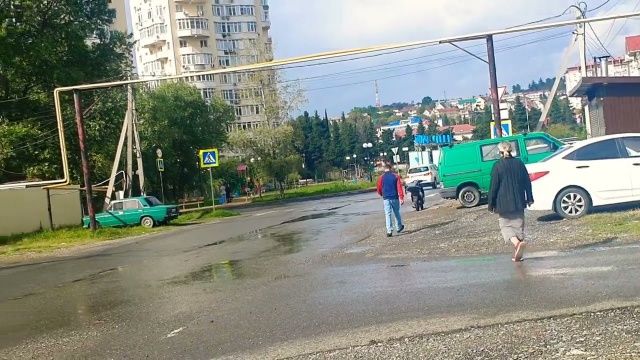 Лазаревское -прогулка под дождём. Наконец-то вышло солнышко. 21 октября 2022