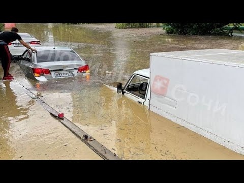 СТРАШНЫЕ ПОСЛЕДСТВИЯ ПОТОПА В АДЛЕРЕ 23.07.2022