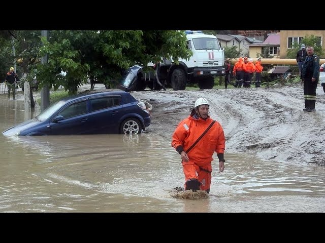 Потоп в Сочи, последствия проливных дождей 25.09.2021