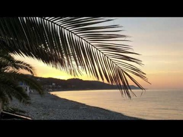 Яркое ДОБРОЕ УТРО! Розовый рассвет над морем! Лазаревское 09.11.2021