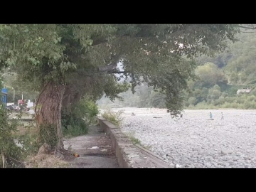 Прогулка по району Малышева в Лазаревском. Набережная реки Псезуапсе. 12 августа 2021