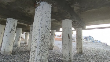 Лазаревское 17.10.21. Пляж Гренада