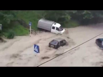 Наводнение в Туапсе 24 октября 2018 САМАЯ ПОЛНАЯ НАРЕЗКА