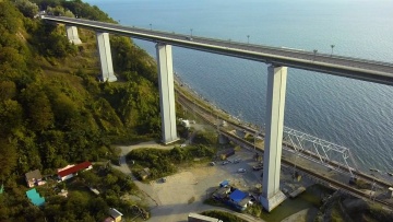Самый высокий мост в России. Лазаревский район.
