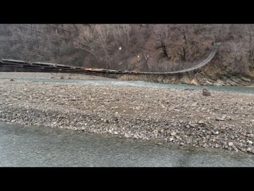 Набережная река Псезуапсе, Лазаревское, сильный град, 28.01.22