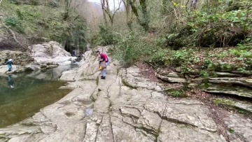 Сочи ЧЕРТОВА КУПЕЛЬ ПАПА расстроился из за Агурских водопадов