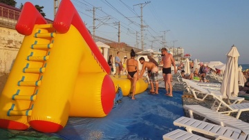 Сюда хочется вернуться! Пляжи "Бирюза" и "Тихий Дон" в Лазаревском. 19 августа 2021