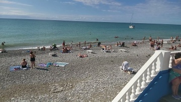 Лазаревское 2 октября 2021. Ура, лето, пришло жара!