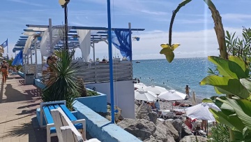 Лазаревское сегодня. Пляж дельфин. 05.09.2021