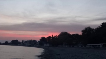 Закаты в Лазаревском. Городской пляж 20 мая 2018